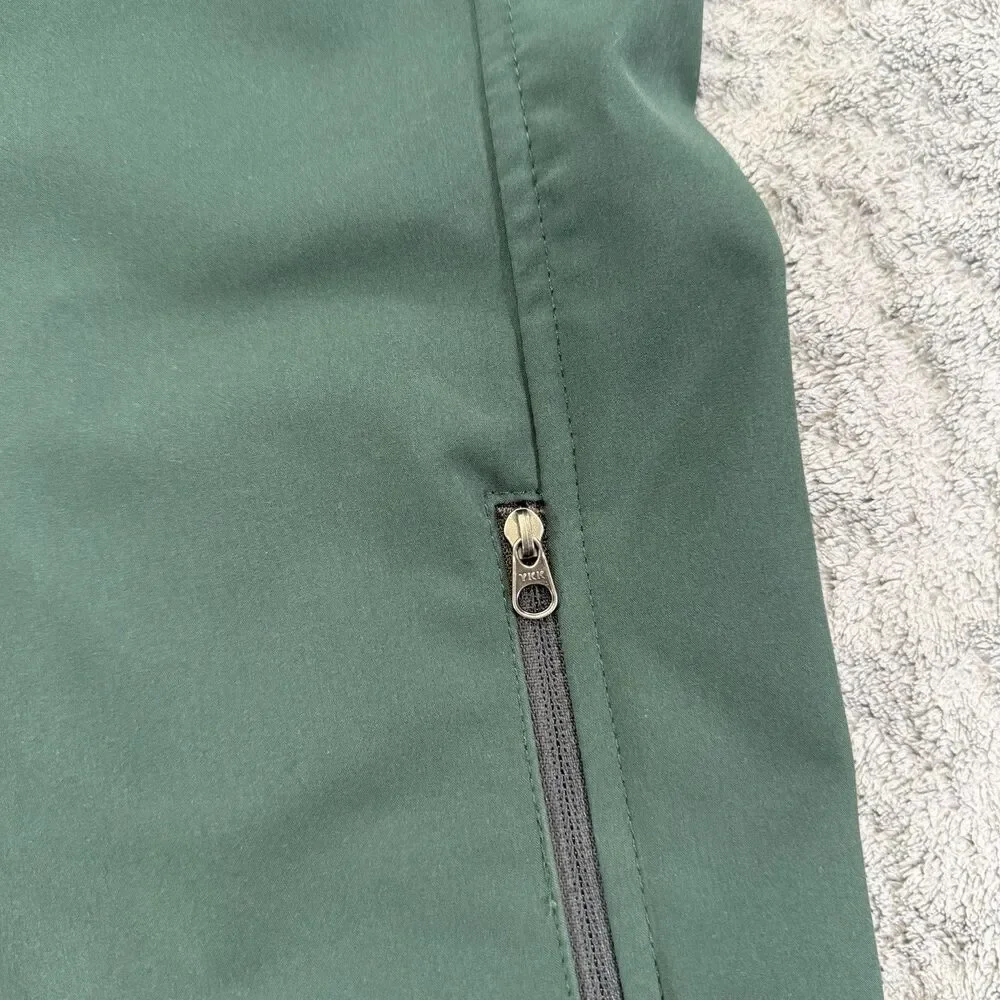 The North Face WindWall Vest Men’s Small Hunter Green Full Zip Mock Neck